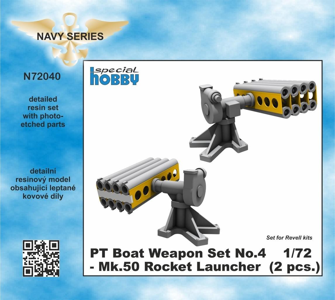 PT Boat Weapon Set No.4 - Mk.50 Rocket Launcher (2 pcs.