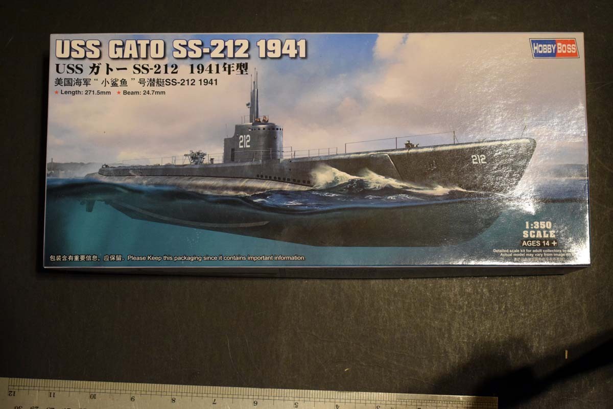 Hobby Boss USS GATO SS-212 1941 Boat Model Building Kit